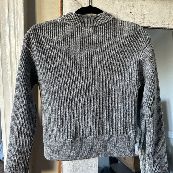Proenza Shoulder Gray Wool Sweater Sz SMALL - Picture 7 of 7